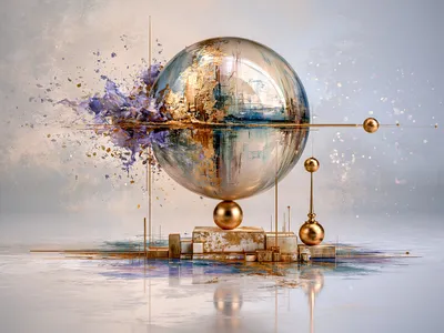 Wall art: Equilibrium of the Elements