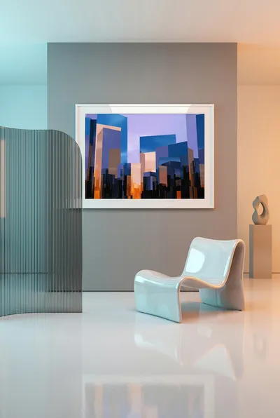 Interior view: Metropolitan architecture in colour
