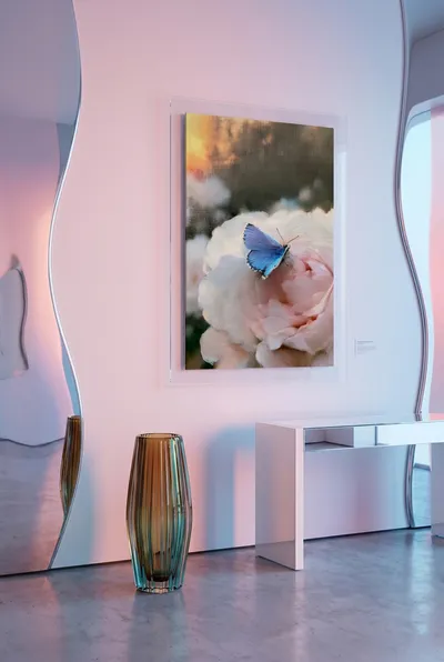 Interior view: Blue moment