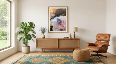 Interior view: Blue moment