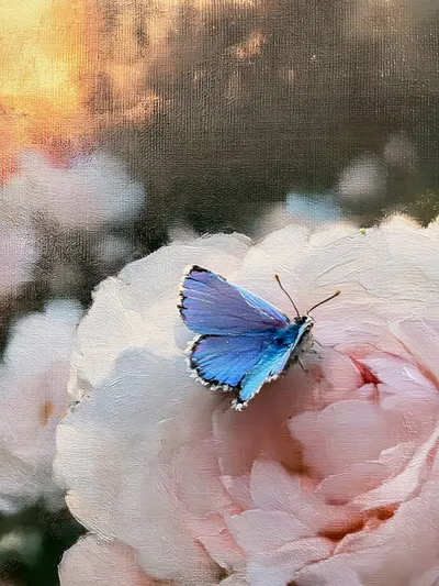 Wall art: Blue moment