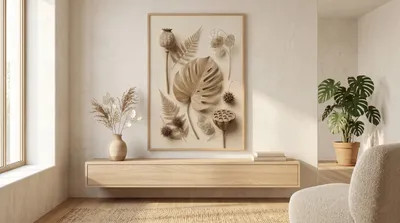 Interior view: Botanical symmetry