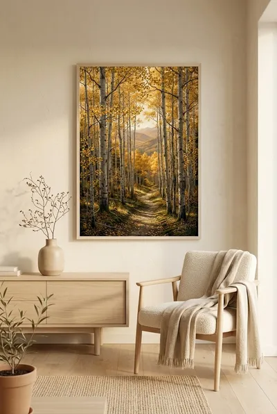 Interior view: Golden autumn