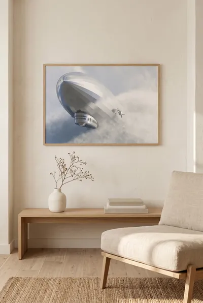 Interior view: Airship Zeppelin LZ 126
