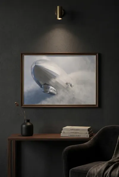 Interior view: Airship Zeppelin LZ 126