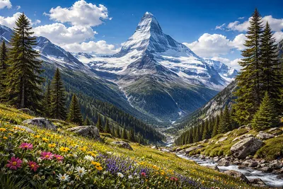 Wall art: Matterhorn