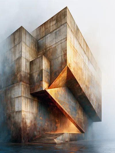 Wall art: Monument of twilight