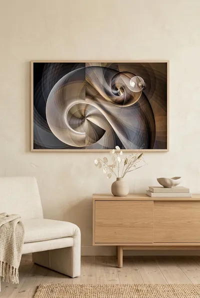 Interior view: Nautilus shell and the Fibonacci sequence