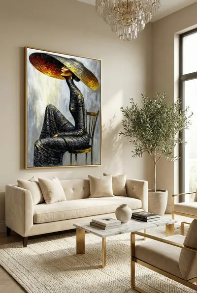 Interior view: Quiet self-possession