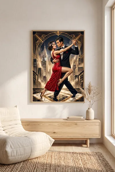 Interior view: Tango in New York: Art Deco of the Roaring Twenties