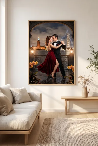 Interior view: Dance of distant lights