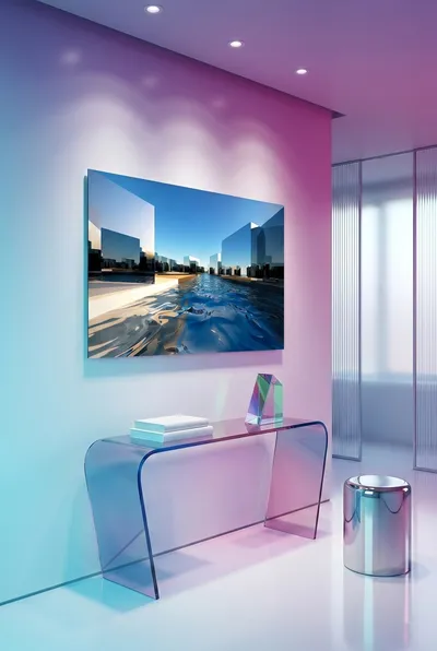 Interior view: Textural illusions of the mirrored city