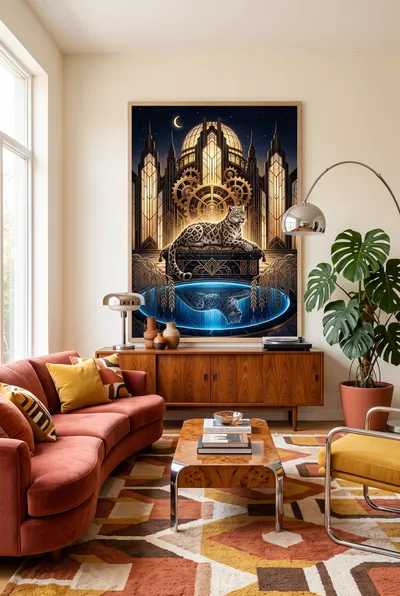 Interior view: Guardian of mechanical eternity
