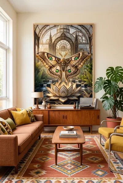 Interior view: When the moth makes time stand still