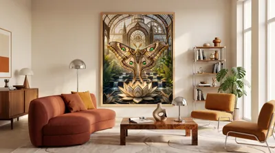 Interior view: When the moth makes time stand still